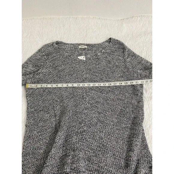 Style & Co. Sweater Top Women Gray Long Sleeve V Neck Plus Size 3X Chunky Knit - Picture 5 of 13